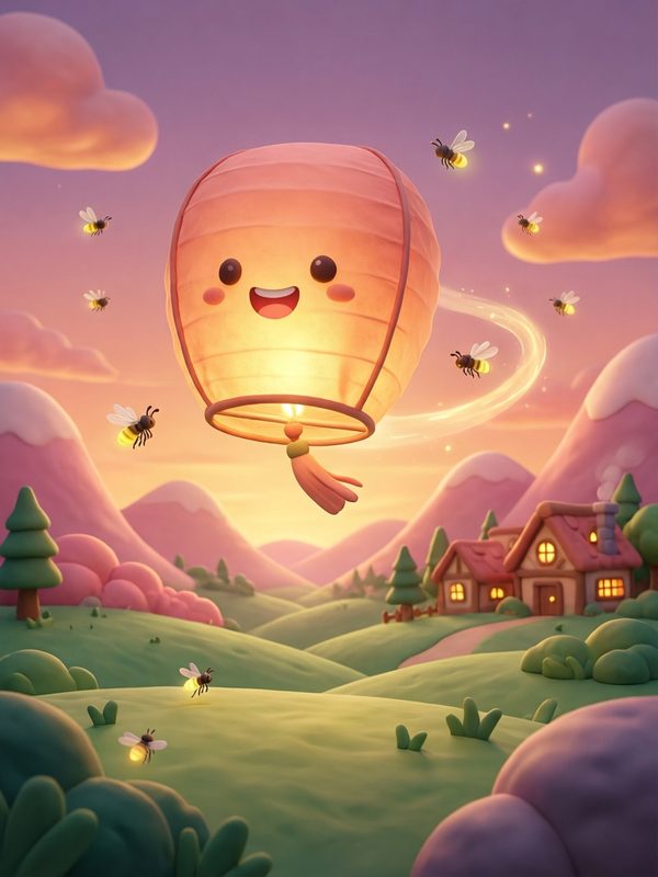Lantern Drift, one-tap gliding game
